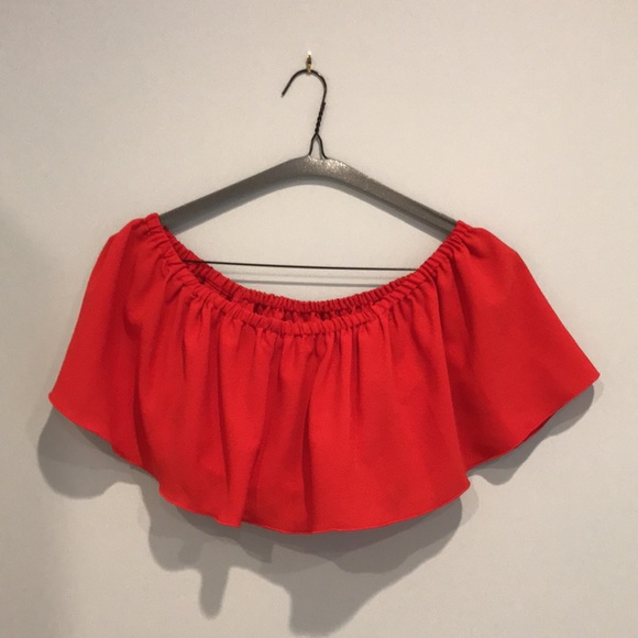 Off the shoulder crop top - Picture 2 of 3